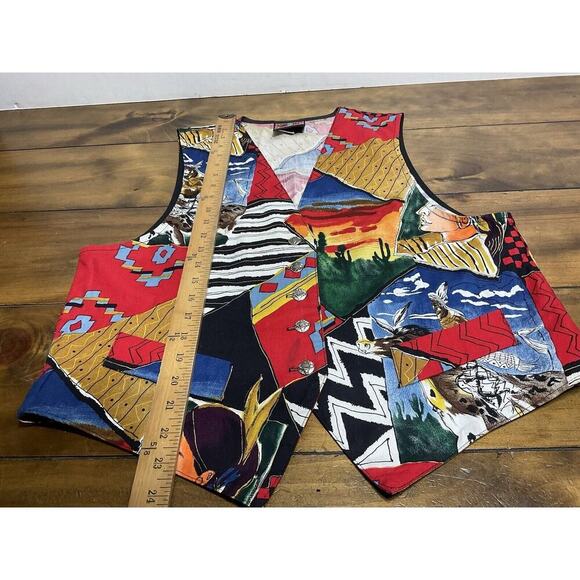 Vintage Circle T Cowboy Western Vest Size Large - Picture 8 of 13